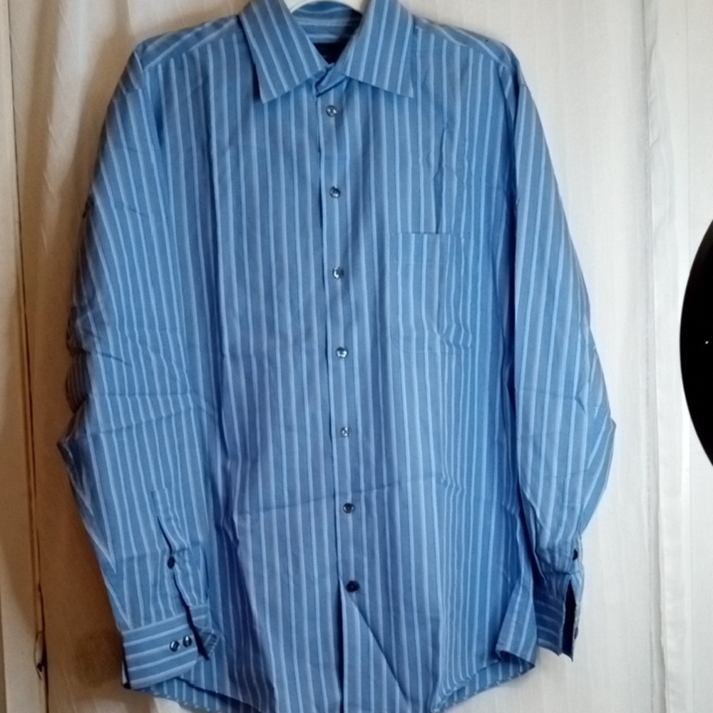Material London Blue Striped Men's Shirt